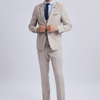 HM5 Stone Tailored Three Piece Suit