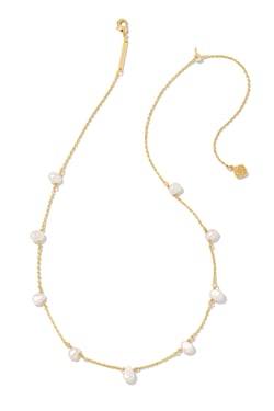 Leighton Gold Pearl Strand Necklace Freshwater Cultured Pearl