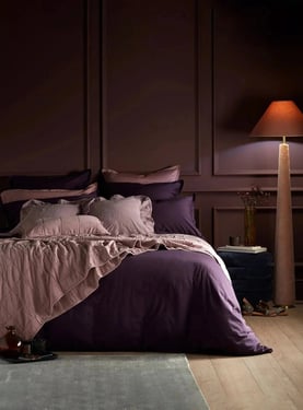 Aubergine Super Soft 100% Cotton Pillowcase