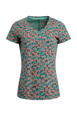 Weird Fish Merica Organic Cotton Printed Jersey T-Shirt Dark Jade Size 22