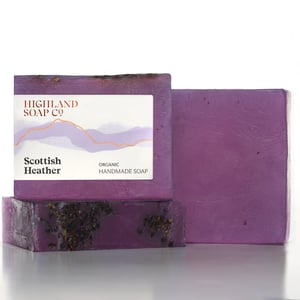 3 for £17 - Organic Soaps 150g - Scottish Heather