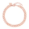 Chunky Curb Chain Bracelet Rose Gold