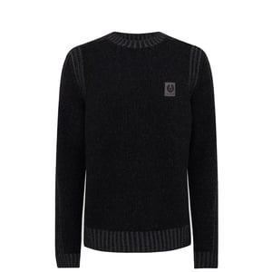 Belstaff Seasonal Watch Crewneck Jumper Black / Tornado Grey