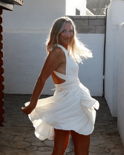 INFINITY MINI DRESS BRIDE