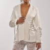 AKIRA Pretty Please Lace Up Blazer | Size Medium