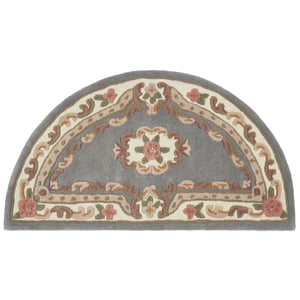 Shensi Aubusson Rug in Grey - 67x127cm