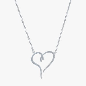 Heart Diamond Necklace - 0.50 CT