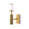 Knurloid Rechargeable Wall Fitting in Brass