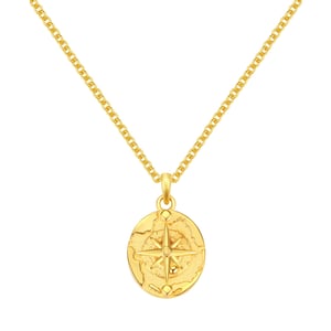 The Explorer Pendant Necklace Sterling Silver