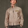 USAF Beige Flight Bomber Jacket in Beige