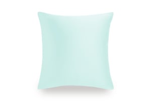 Teal Breeze Pure Silk Cushion Cover - 40x40cm