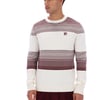 Connor Striped Knit Crew Neck - M