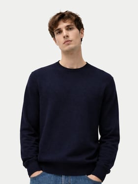 Timeless Crewneck Cashmere Sweater - 2XL / navy blazer / MK0312-1574/0000