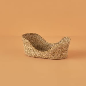 Berry Woven Natural Fiber Decorative Basket - 9.5"x5.5"