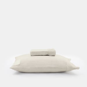 Signature Small Sheet Set Twin XL Moscato Beige Beach House Linen , Luxury Organic Bedding and Sheet Sets , PROSSIONI