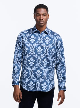 Robert Graham Neville Long Sleeve Button Down Shirt Tall
