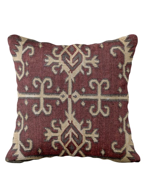 Turkish Kilim Vintage Cushion Cover - 40 x 40 cm