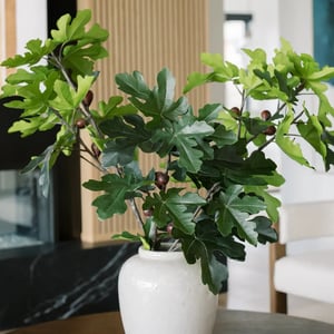 48" Faux Fig Branches with Fruit