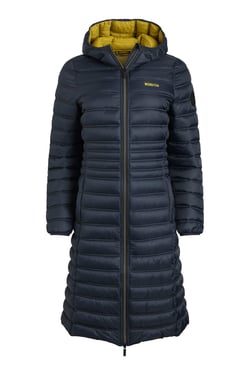 Weird Fish Ravinia Lightweight Padded Mid-Line Jacket Navy Blue Size 10