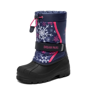 DREAM PAIRS Girls   Boys Waterproof Snow Boots