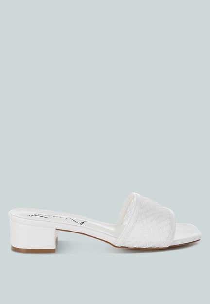 Faria Slip-On Low Block Heels