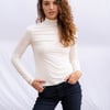 Ava Mock Neck Tee