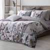 QE Home Tamarak Duvet Cover, Bamboo Cotton, Botanical, Purple, Super King