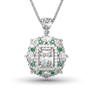 Jeulia Cinderella Pendant Necklace