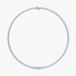 Classic Riviera Diamond Necklace - 17 IN / 7.35 CT