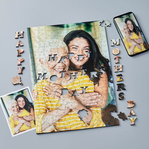 Happy Mother's Day Portrait - Personalised Puzzle