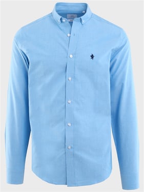 Alex & Turner Oxford Shirt - Aqua - XL