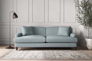 nkuku Deni Sofa | Make To Order | Grand | Recycled Cotton Horizon