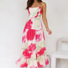First Flower Maxi Dress Beige