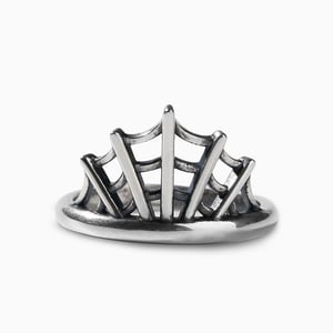 Jeulia "Spider Web" Sterling Silver Ring