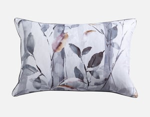 QE Home Tamarak Pillow Sham, Botanical, Purple, King