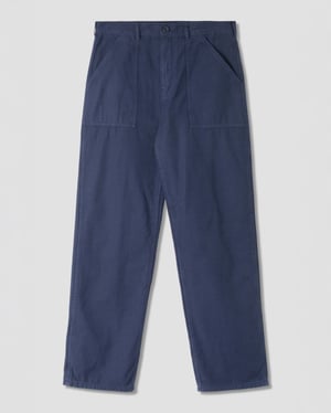 Fat Pant (Navy Sateen) - 34S