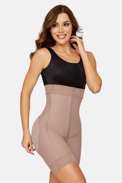 High Waisted Shorts H-Evolution - Cocoa / 2XL