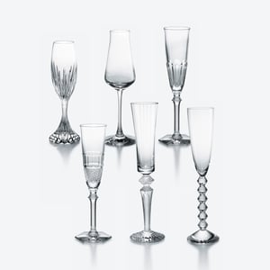 Bubble Box Flutes Set - Clear | Baccarat