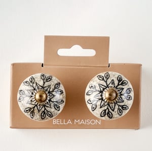 Gia Ceramic Cabinet Knobs (Set of 2)