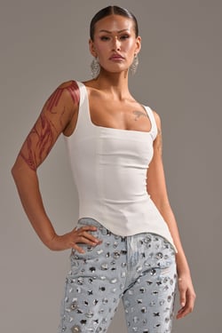 AKIRA Plain Jane Sleeveless Blouse | Size 1X
