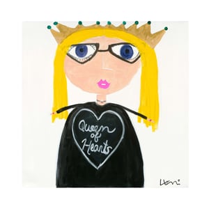 Queen Of Hearts Art Print