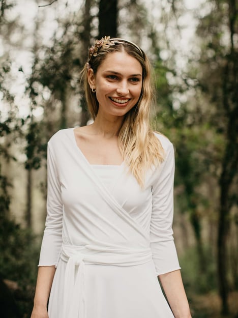 INFINITY MAXI DRESS BRIDE 3/4 SLEEVE