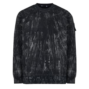 ST95 Oversized Plaster Crew Sweat Black