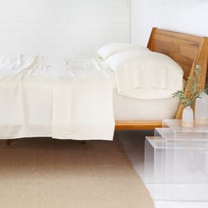 Queen Bamboo Ivory Sheet Set
