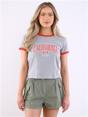Brave Soul Elaine Cargo Shorts - Khaki - 12