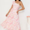 Chic Encounters Mesh Maxi Dress Print