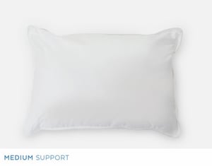 QE Home Petite Microfiber Pillow, White