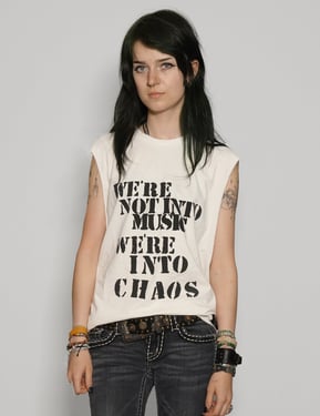 We're into Chaos' Vest in Ecru