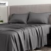 QE Home 350TC BeechBliss TENCEL™ Modal Sheet Set in Pewter, Black, King