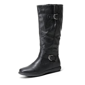 DREAM PAIRS Wide Calf  Knee High Faux Fur Boots